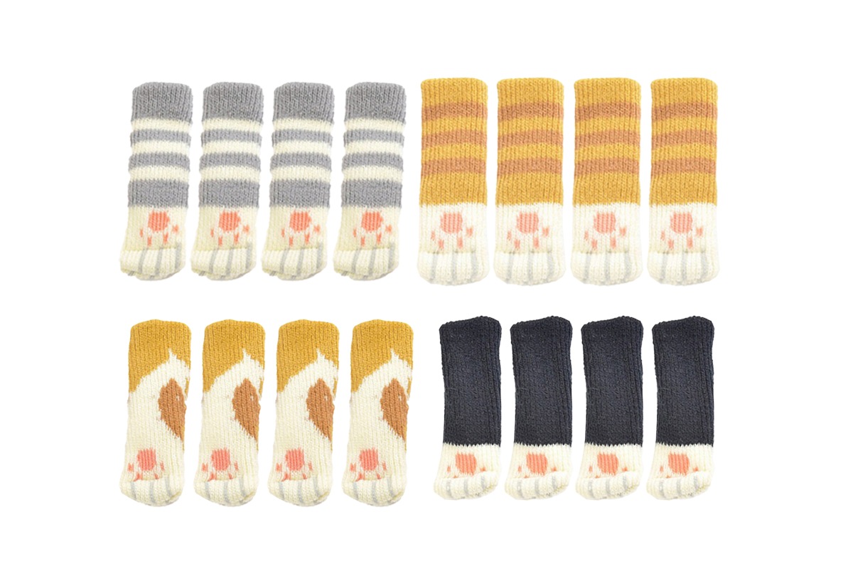 Furniture Leg Socks 4 Pcs Chair Leg Covers Noise-reducing Furniture