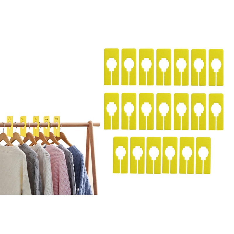 Buy 20Pcs Clothing Hanger Separators Reusable Closet Rack Dividers for ...