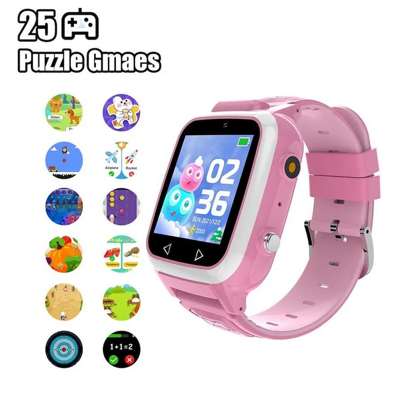 Buy 2G Smart Watch for Kids with 25 Games HD Touch Screen Camera ...