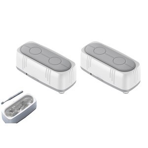 2pcs Jewelry Cleaner Portable Multifunctional Ultrasonic Cleaning Machine for Jewelry Glasses Rings Dentures