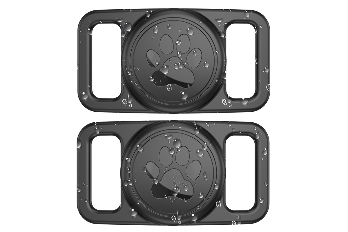 Buy 2Pcs Waterproof Dog Collar Holder for Apple AirTag Silicone Air