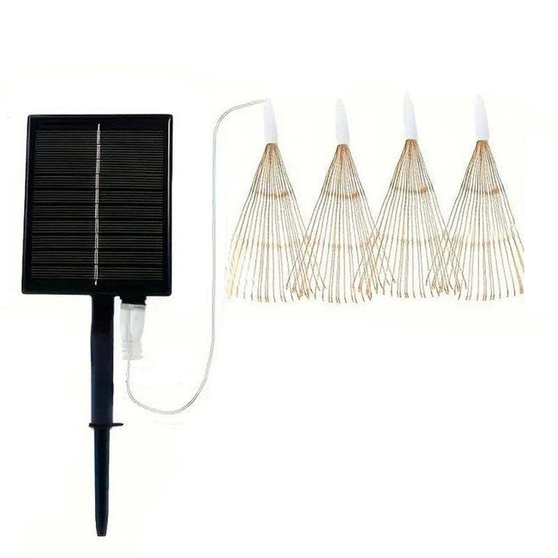 Buy 4 in 1 Solar Firework Light 480 LED Solar Powered Garden String