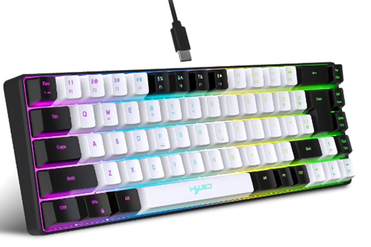 Buy 68 Keys Gaming Keyboard RGB Gaming Keyboard for Windows PC Laptop ...