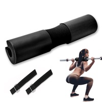 Barbell Pad Shoulder Pad Squat Pad For Weightlifting Lunges And Hip Thrusts-Black