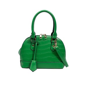 Croc PU Leather Crossbody Bag - Green