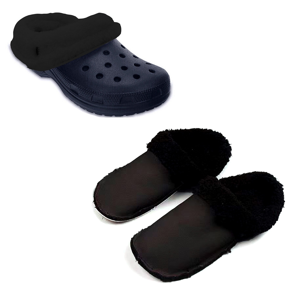 Crocs Fluffy Liner Crocs Cozy Unisex Clog Slippers With Fuzzy
