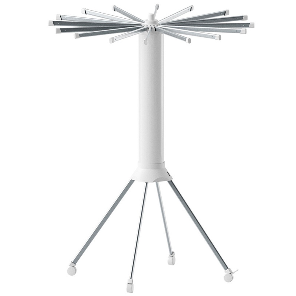 Buy Floor Standing Clothes Drying Rack with 16 Arms Foldable Laundry ...