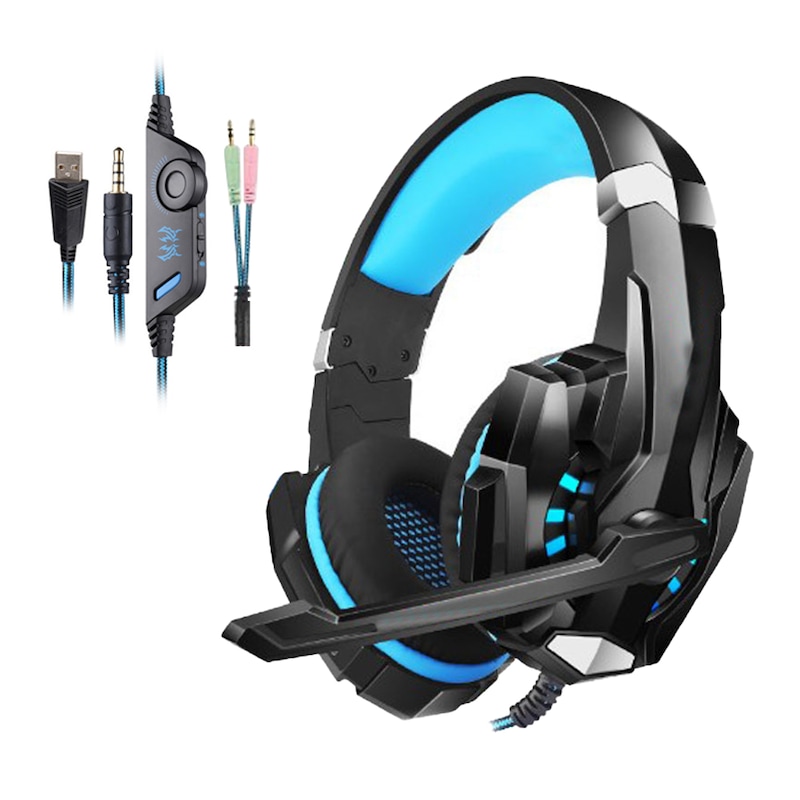 Buy Gaming Headset Wireless Headset 3.5mm Gaming Headset MIC LED ...