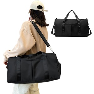 Gym Duffle Bag Taekwondo Travel Sports Outdoor Duffel Bag-Black