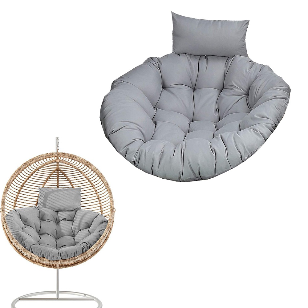 Buy Hanging Egg Chair Cushion Outdoor Cushion Replacement-Grey - MyDeal Australia