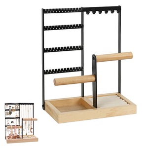 Jewelry Organizer Display Stand Necklace Bracelet Earrings Ring Tray for Room Decor