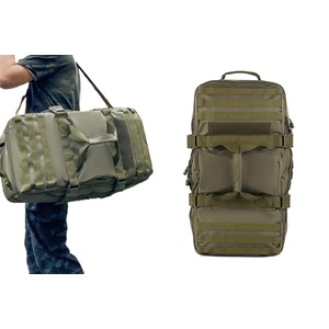 Military Tactical Backpack 3-In-1 Backpack Duffle Bag Messenger Pack-Green