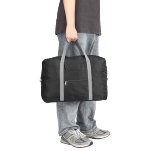 Portable Foldable Duffel Bag Polyester Lightweight Tote Carry-On Bag