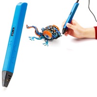 Printing 3D Pen with OLED Display-Blue