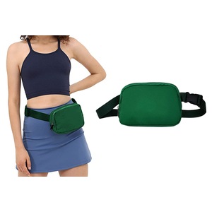 Small Crossbody Waist Pouch Waterproof Everywhere Belt Bag-Green