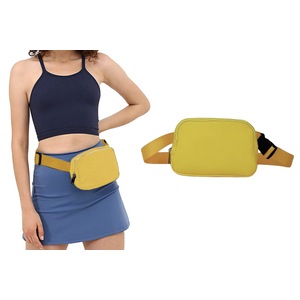 Small Crossbody Waist Pouch Waterproof Everywhere Belt Bag-Yellow