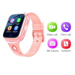 4G Smart Watch for Kids SOS Call Video Chat Smartwatches Compatible with Android iOS-Pink
