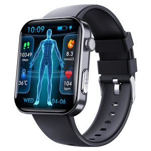 Smart Watch Health Fitness Tracker Blood Pressure Heart Rate Sport Watch-Black