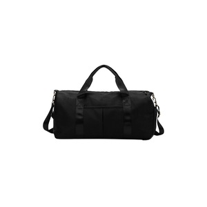 Sports Duffel Bag for Gym with Wet Pocket Shoe Compartment-Black