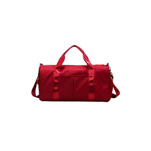 Sports Duffel Bag for Gym with Wet Pocket Shoe Compartment-Red