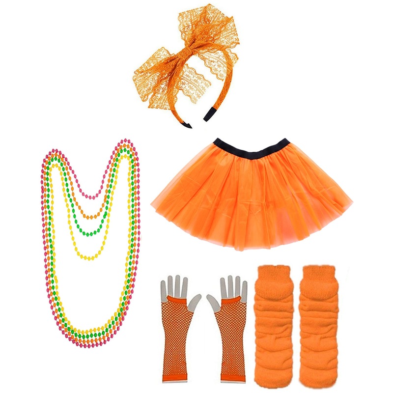Yellow 80s Tutu Costume Accessory