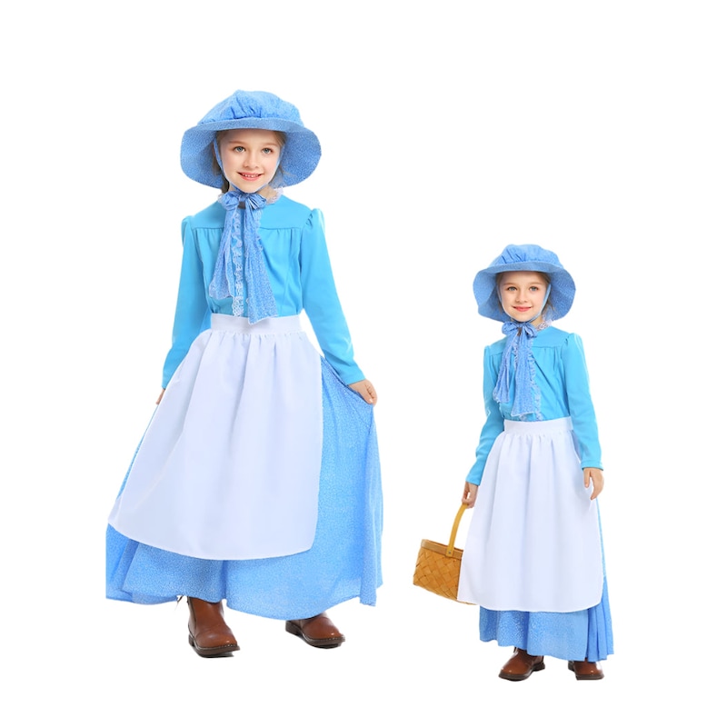 Buy Victorian Maid Miss Historical Pioneer Colonial Girls Kids Olden ...