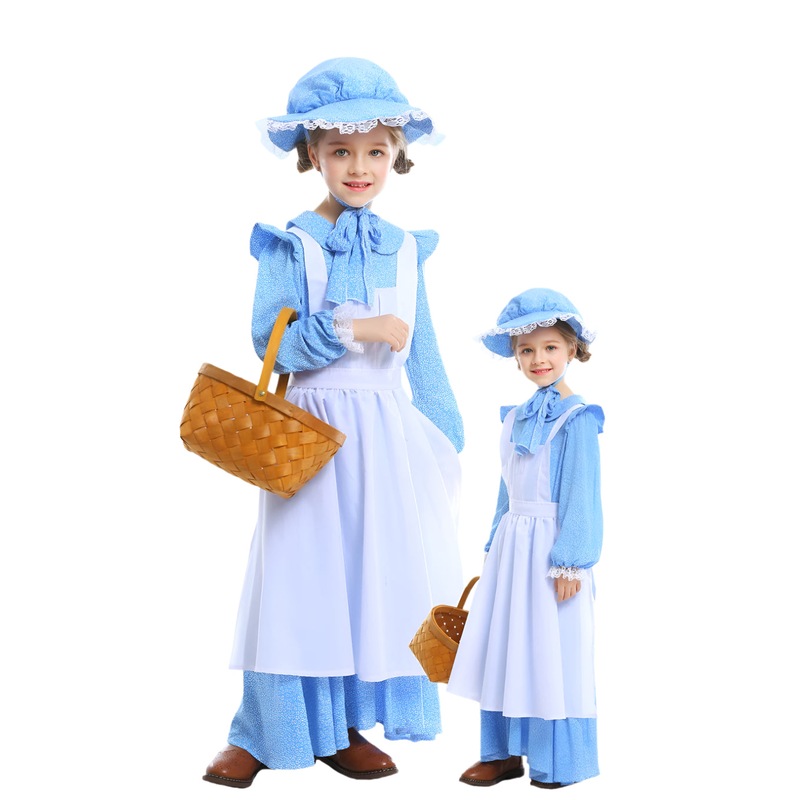 Buy Victorian Maid Miss Historical Pioneer Colonial Girls Kids Olden ...