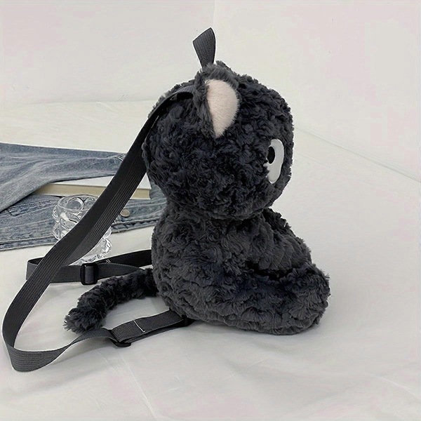 ALAZA Cute Little Black Cat Backpack - 11.6x6.9x16.7 Inch Kids School Bag, Water Resistant