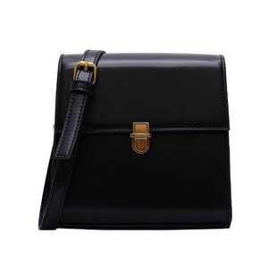 Mini Square Bag for Women PU Leather Messenger Bag Girl Casual Crossbody Bag Korean Style Shoulder Bag Phone Purse brown