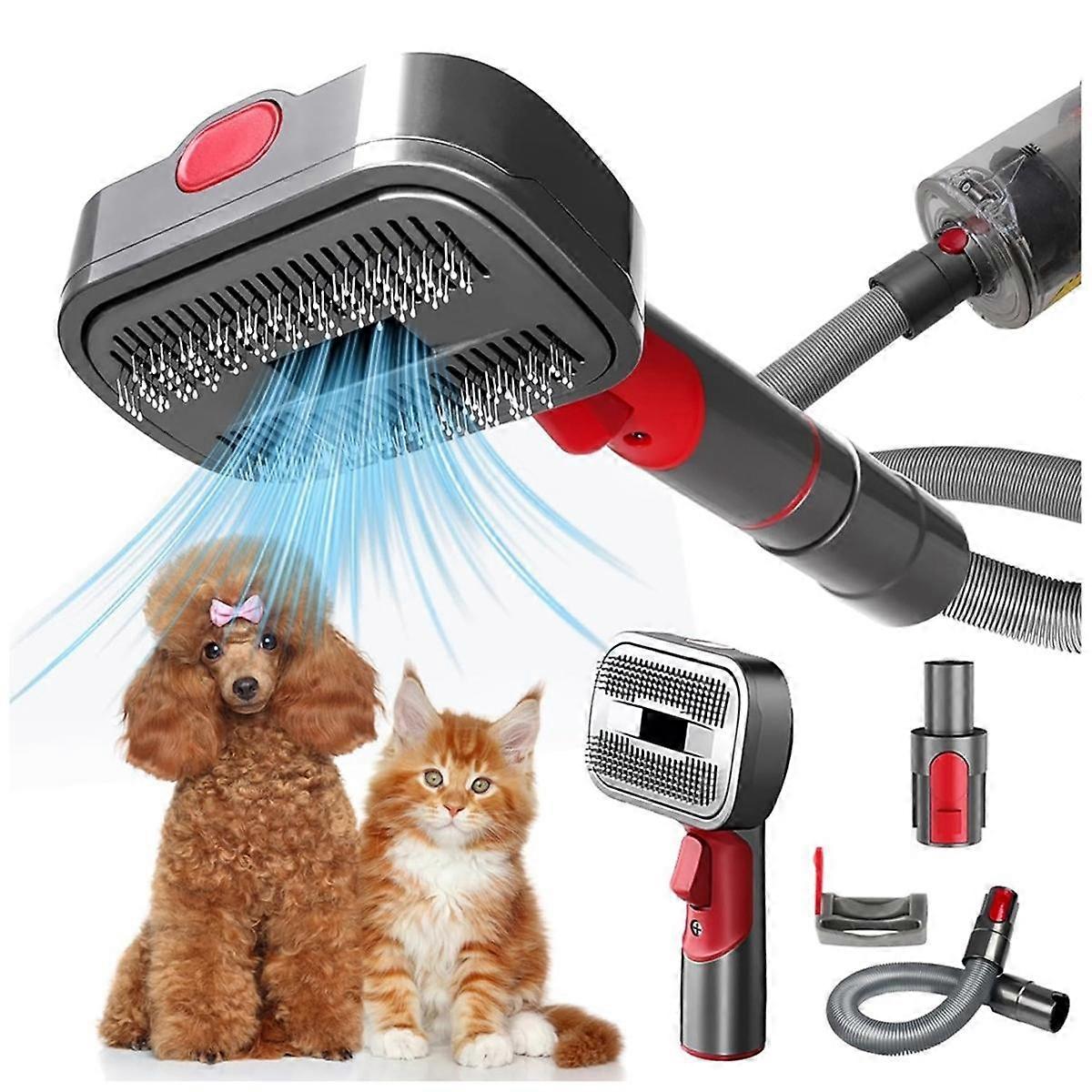 GROOMITM: Vacuum Grooming Tool, Deshedding Brush for Dogs & Cats - The ...