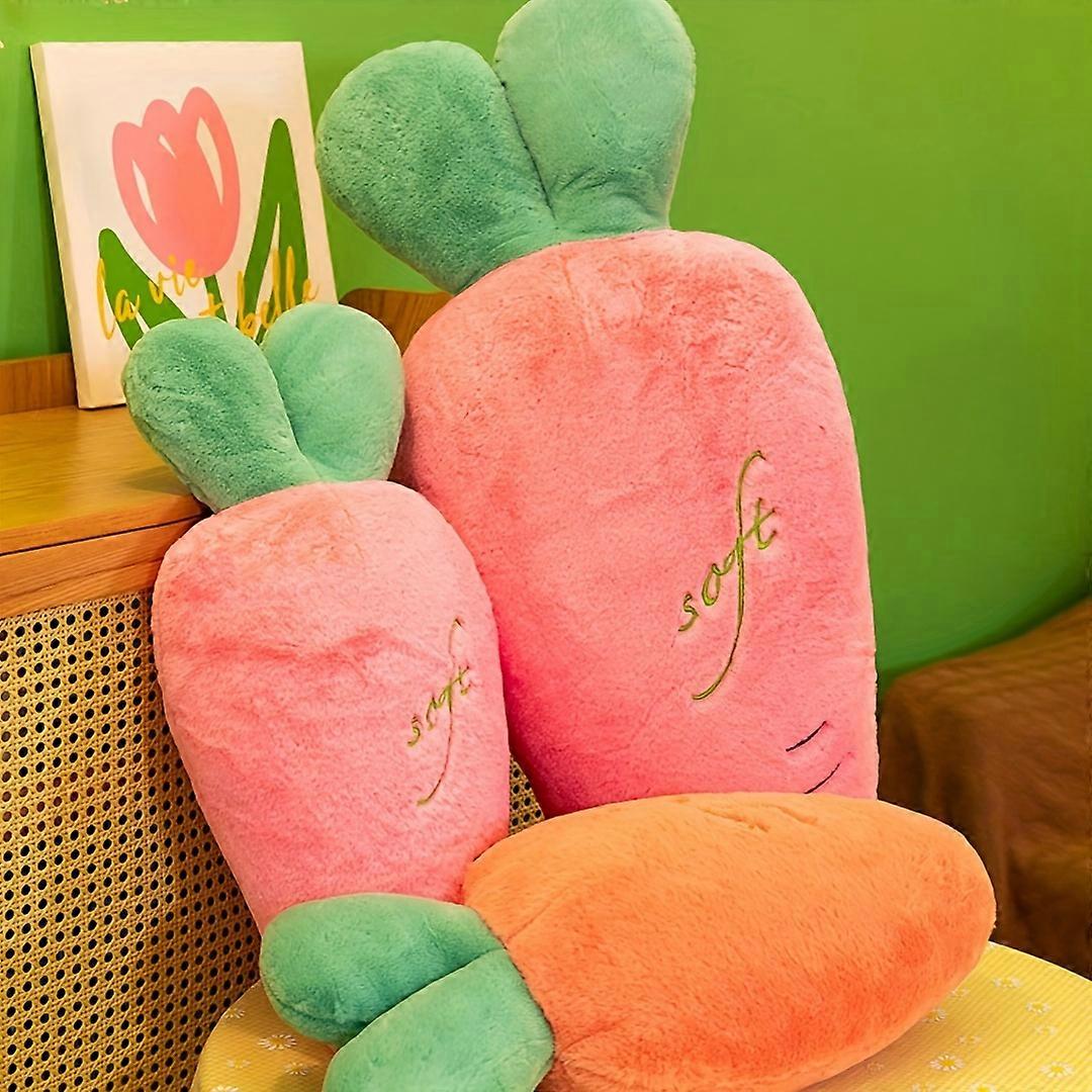 Buy Rabbit hair carrot pillow plush toy long pillow super soft large ...