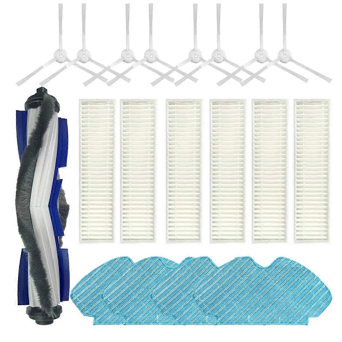 4 Spazzole Laterali Di Ricambio Per Tefal Rowenta Serie 60, Modelli RG7447, RG7455, RR7455, Per Aspirapolvere Robot Explorer - 4