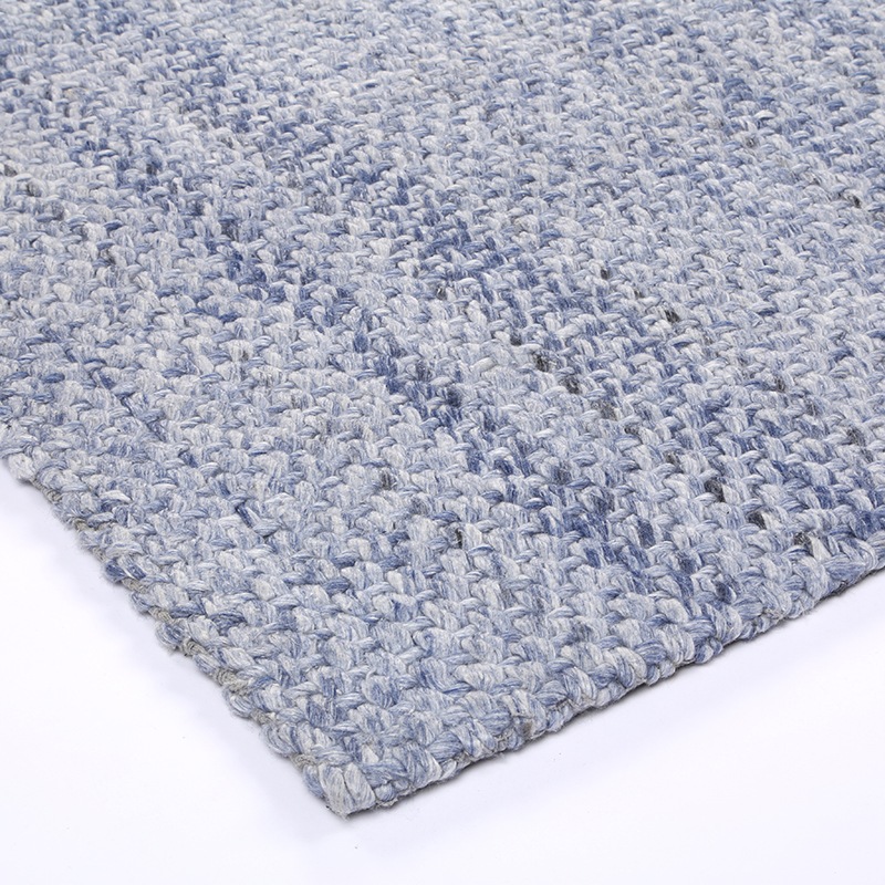 Brand Ventures Harlow Chignon Blue Wool Blend Rug