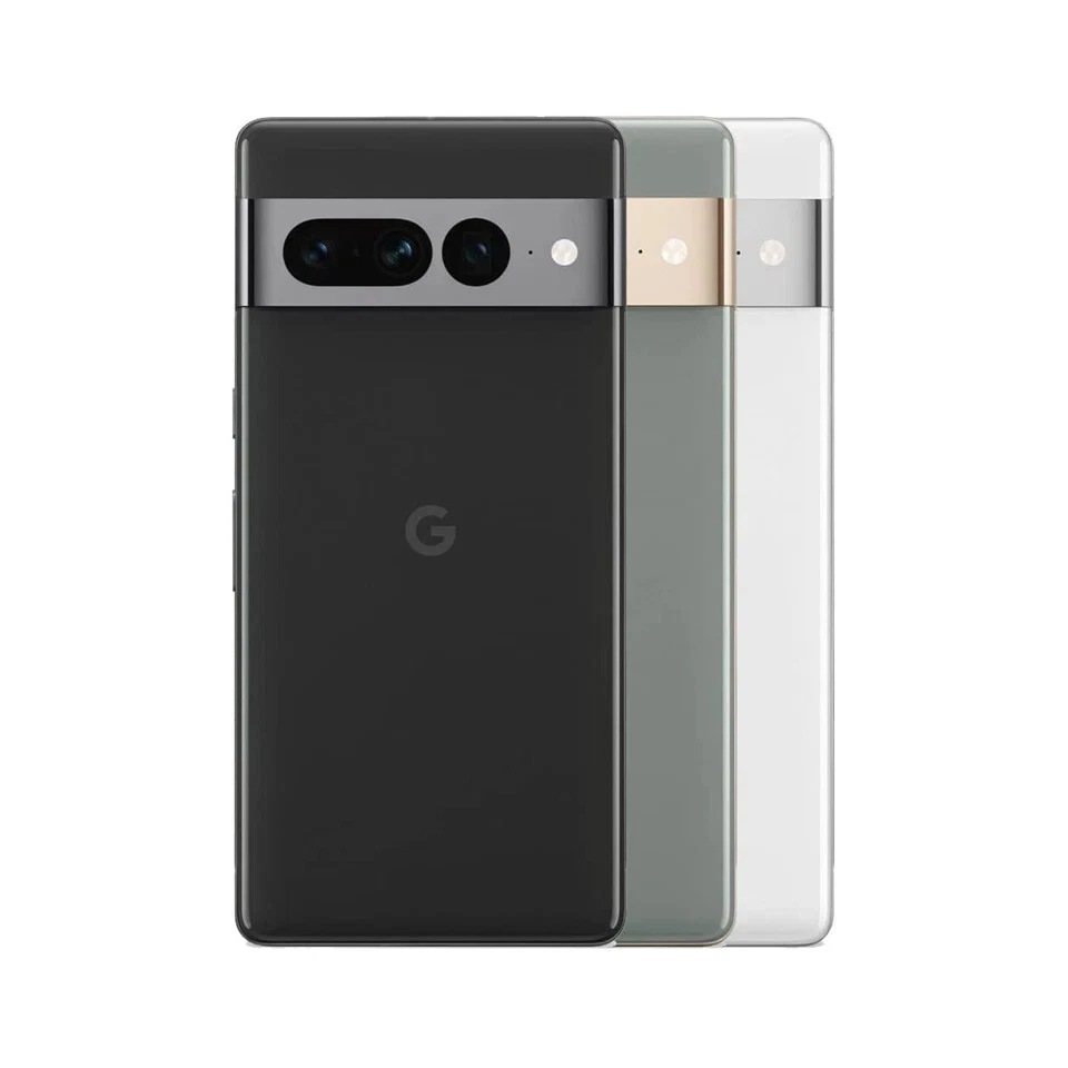 Google Pixel 7 Pro 128 Go Vert Obsidien - Smartphone Android Débloqué - Écran 6,2" - Neuf