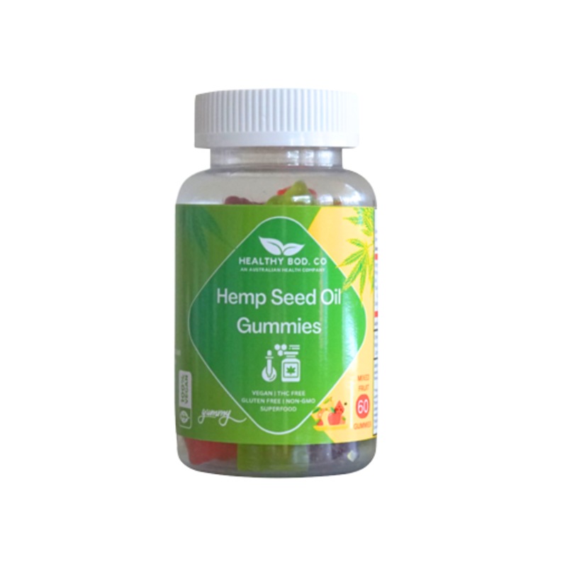 Buy Hemp Seed Oil & Omega 3-6-9 Gummies - Healthy Skin & PMS Support ...