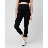 Active Over Tummy Crop Legging Black