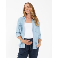Bec Chambray Shirt Clean Fade