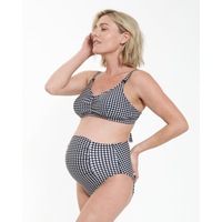 Check Nursing Bikini Black / White