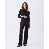 Cindy Rib Pant Black