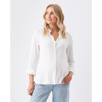 Clara Relaxed Shirt White