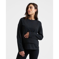 Claud Long Sleeve Nursing Top Black