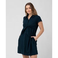 Colette Tie Up Linen Dress Biro