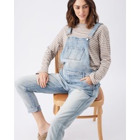 Denim Overalls Pale Blue