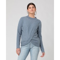 Desi Nursing Knit Blue Marle