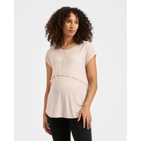 Dreamy Nursing Tee Pink Sand