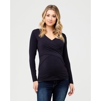Embrace Long Sleeve Nursing Top New Navy