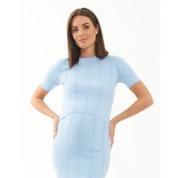 Franki Detachable Nursing Knit Sky Blue