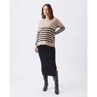 Gerrie Nursing Knit Mocha / Black