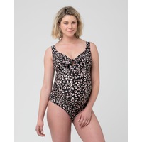 Sahara Tie Front One Piece Black
