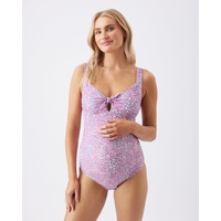 Skipper Tie Front One Piece Pink / Blue